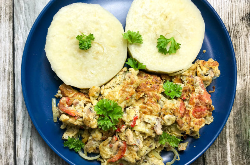 Nigerian yam and fried eggs recipe Daddy's Nom